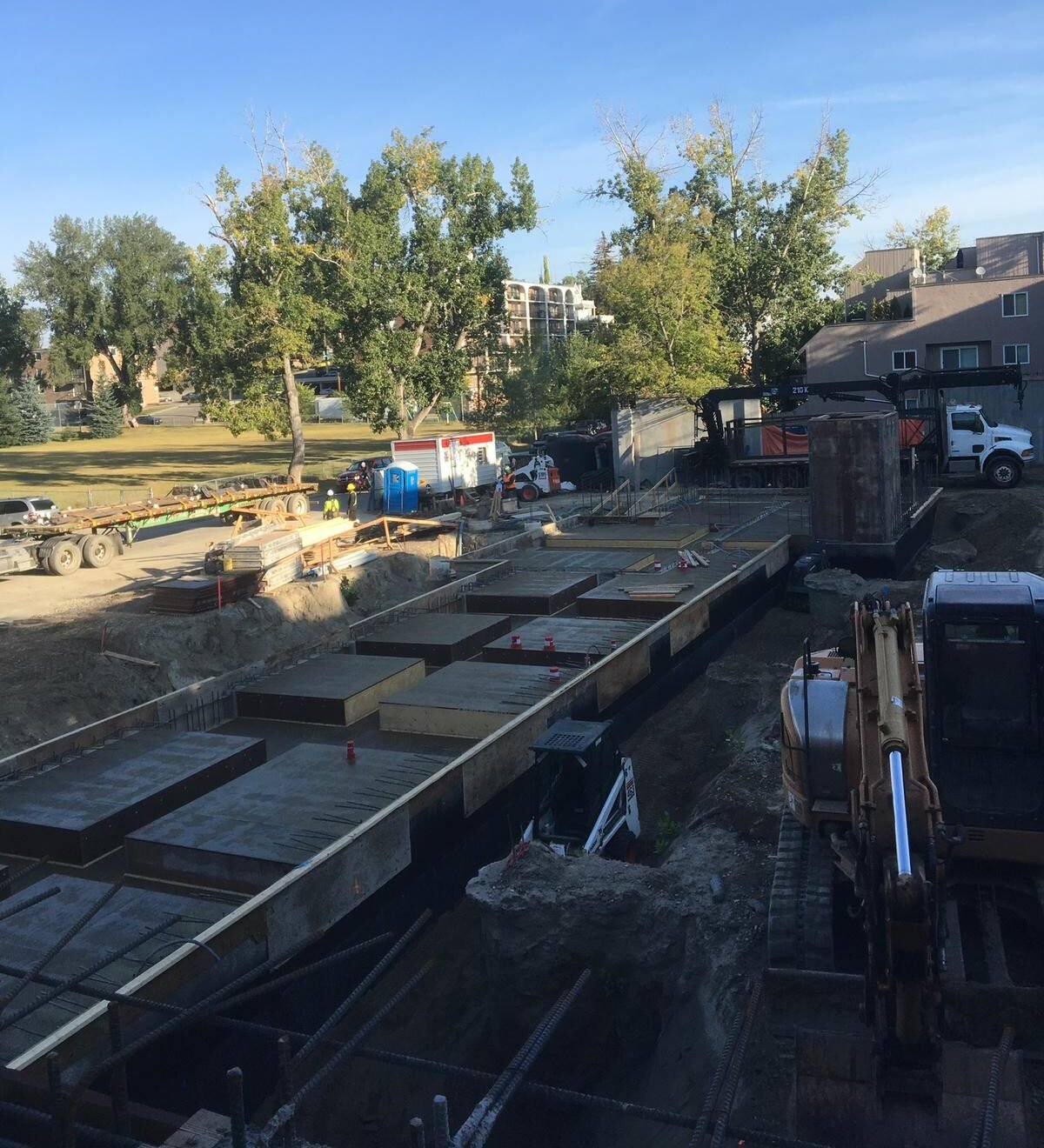 Concrete cribbing in Calgary